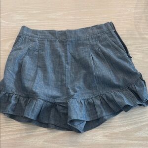 J. Crew Blue High Waist Shorts